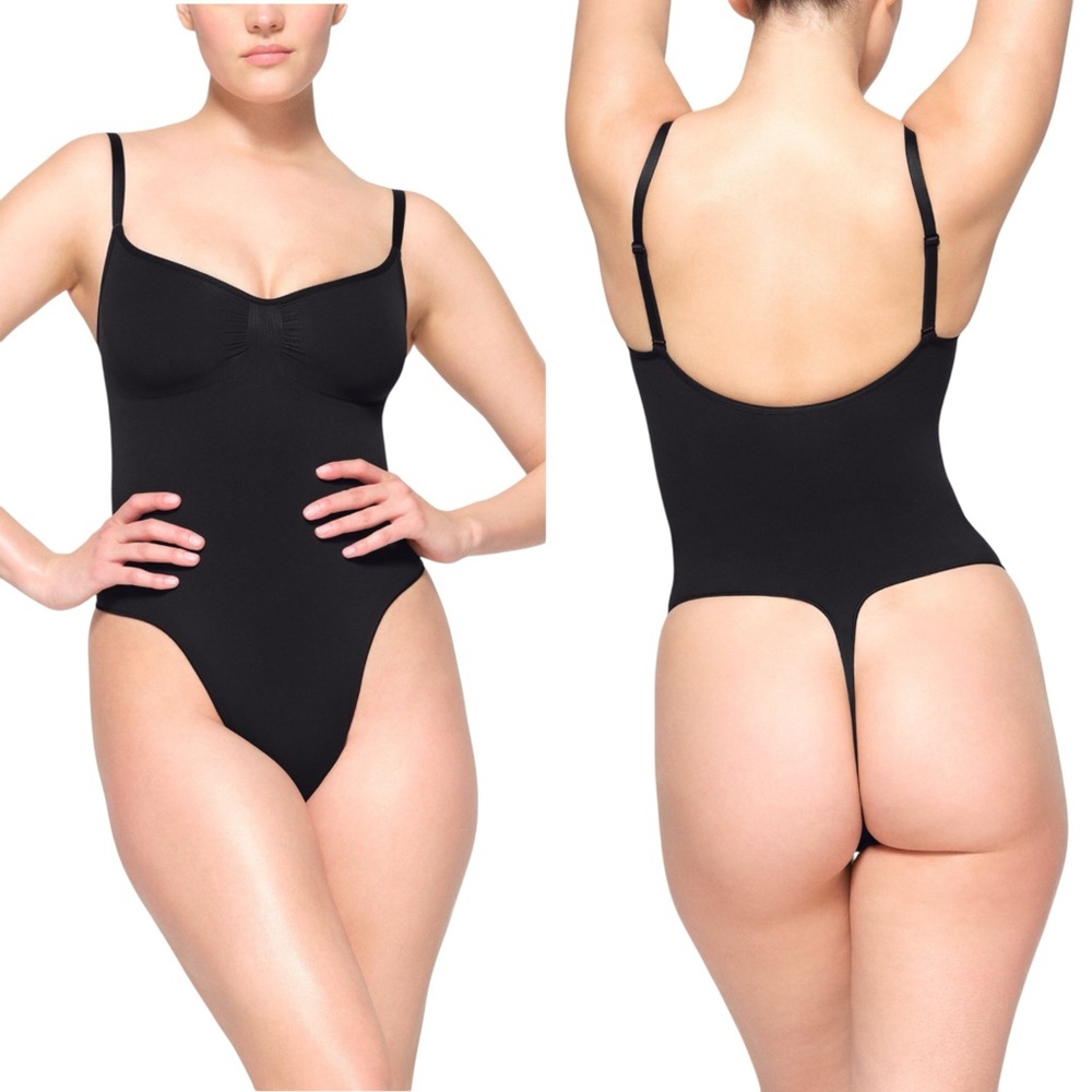 SKIMS Seamless Sculpt Thong Shapewear Bodysuit